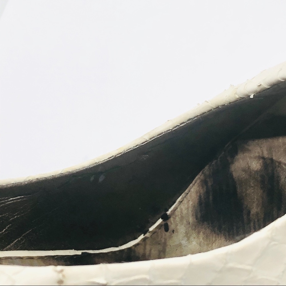 Sam Edelman Lorissa Snakeskin Peep Toe Heels - Picture 11 of 16